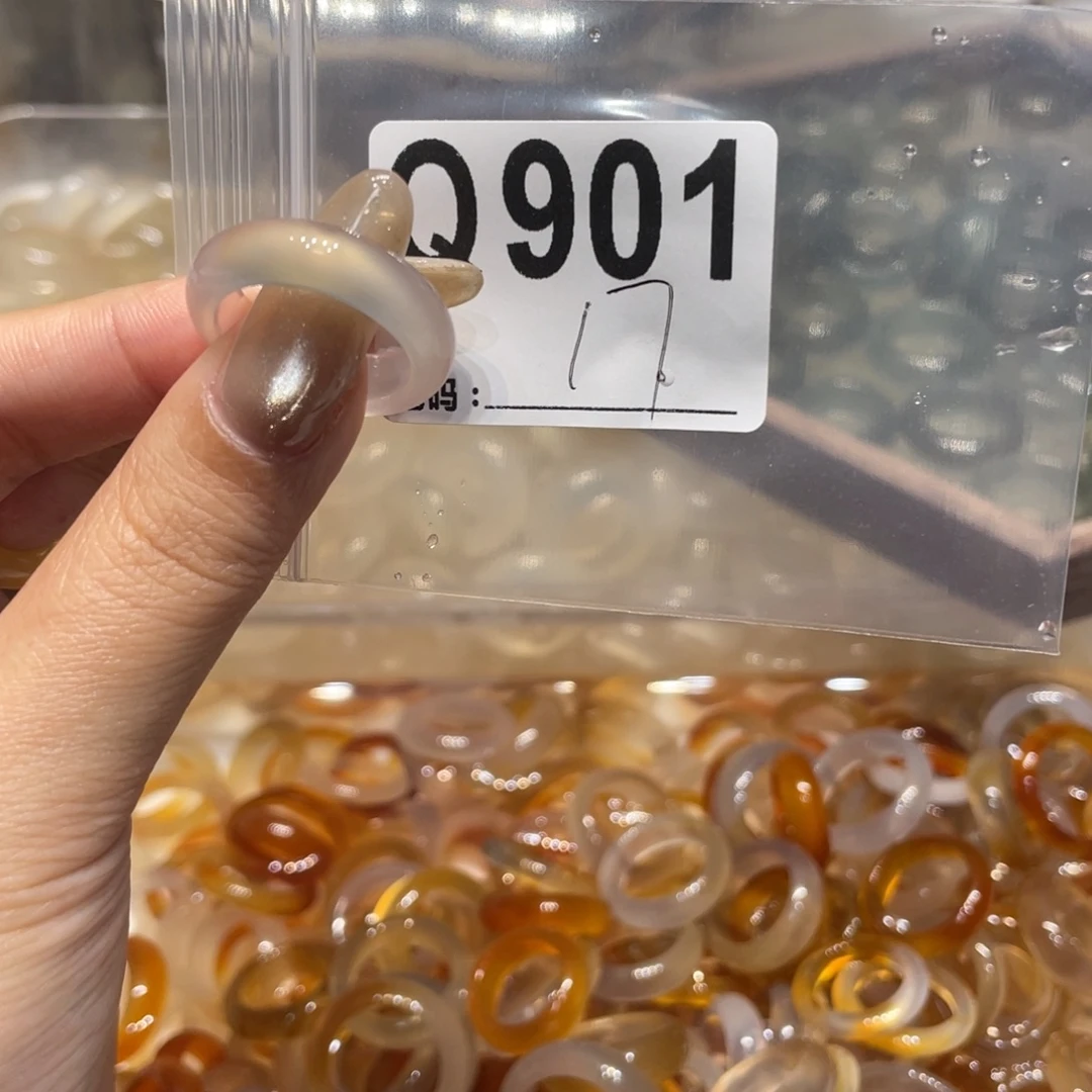 玛瑙/玉髓未镶嵌戒指901