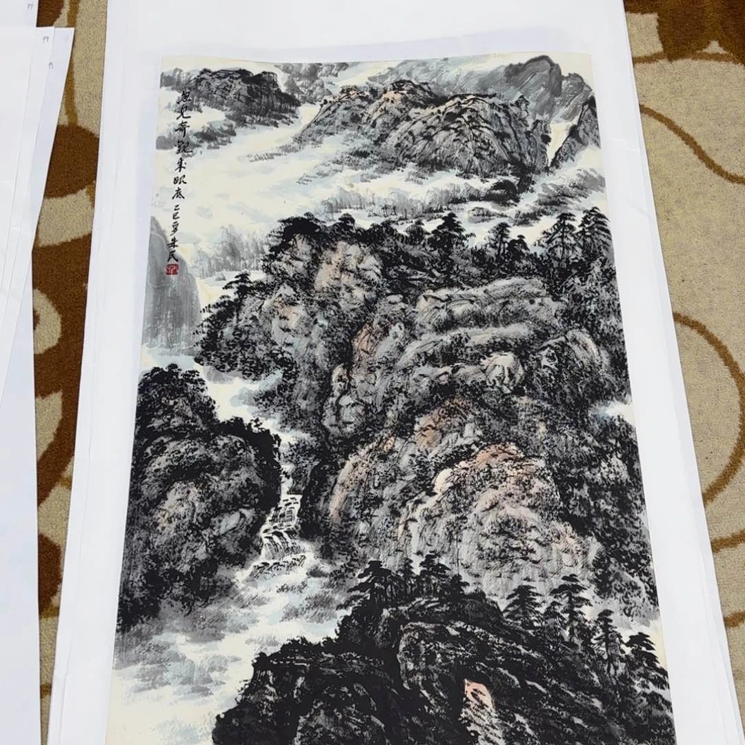 哈***哈国画朱民作品14章艺