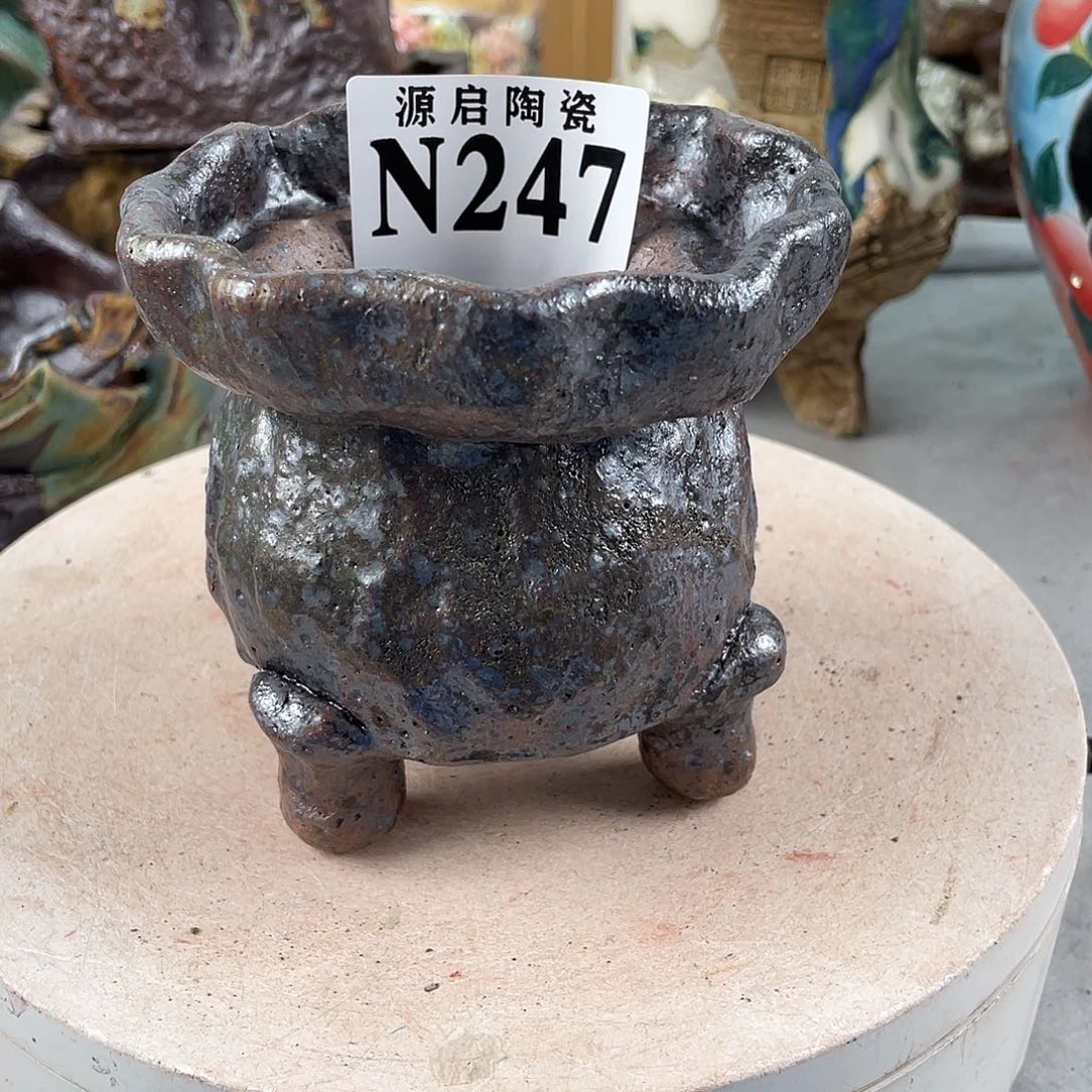 紫砂花盆景德镇多肉花盆247