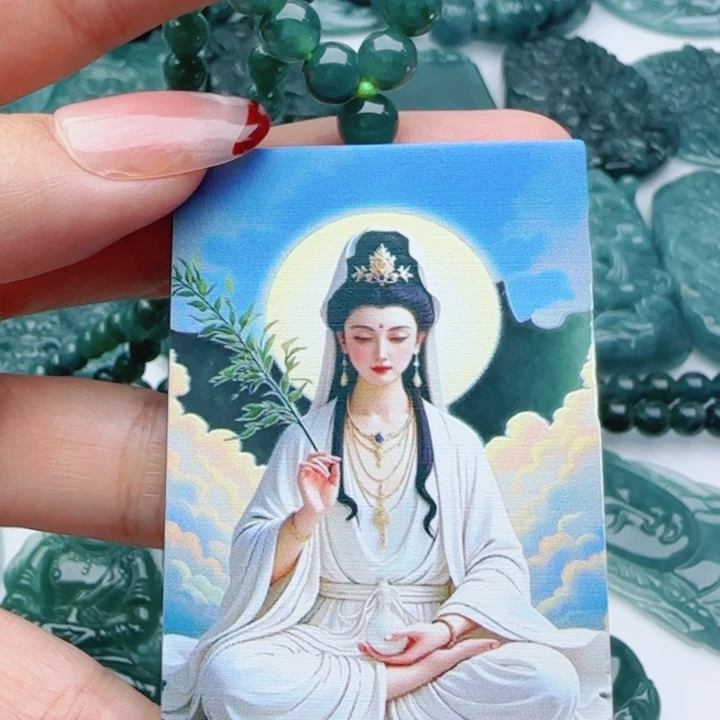 翡翠未镶嵌颈饰多样性发货天然A货翡翠