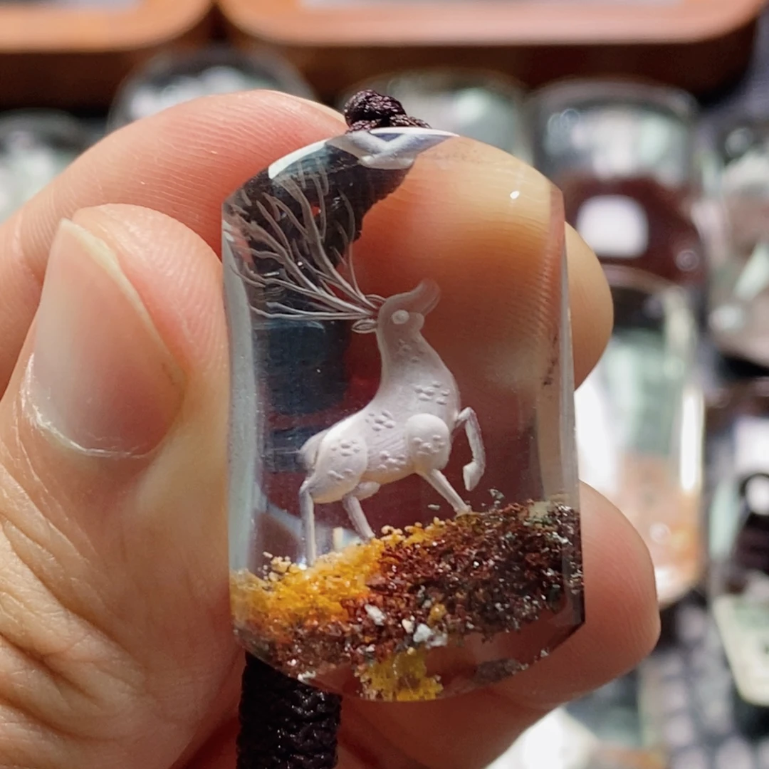 水晶吊坠(不含链)未镶嵌