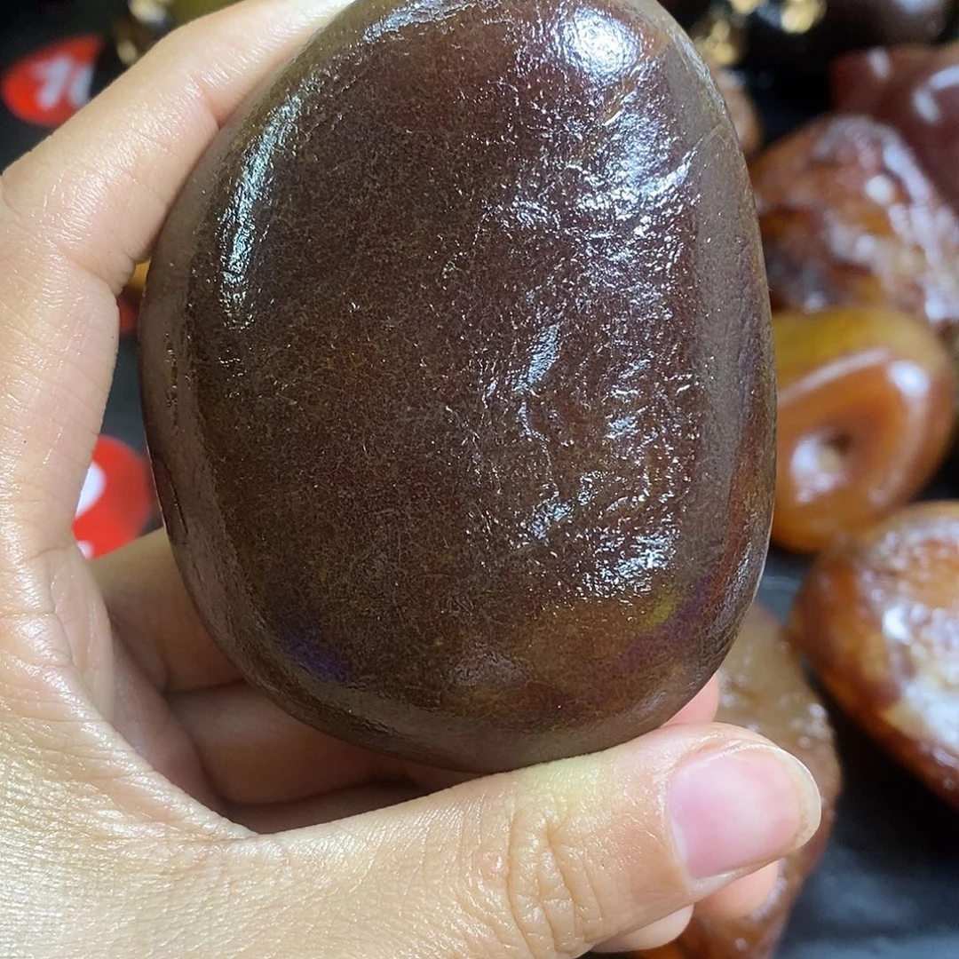 玛瑙/玉髓未镶嵌手把件