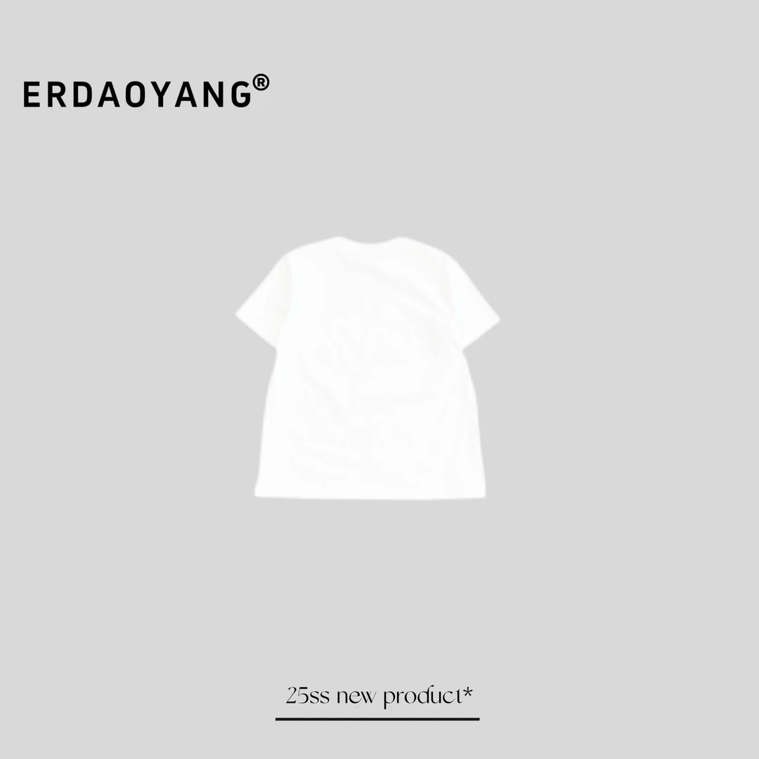 ERDAOYANG "威尼斯" 夏季新款刺绣花纹字母短袖DXA195