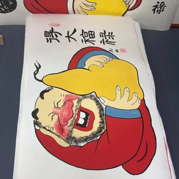 低***喃国画禅意画纯手绘作品