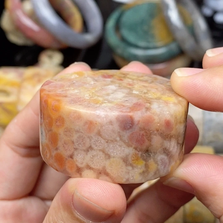 硅化玉颈饰未镶嵌