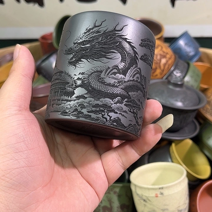 茶杯紫砂全手工紫砂主人杯