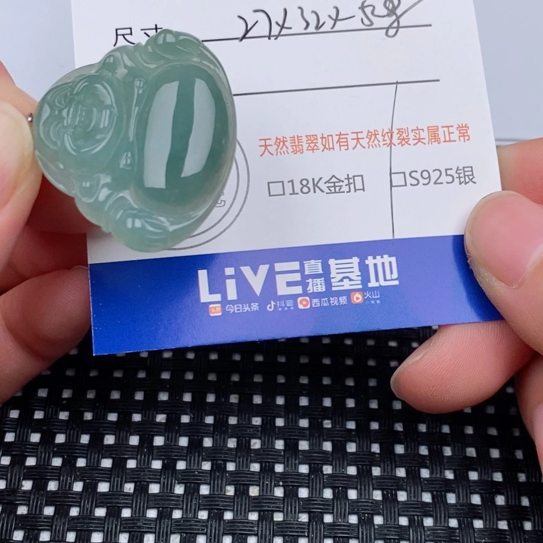 翡翠银S925镶嵌颈饰