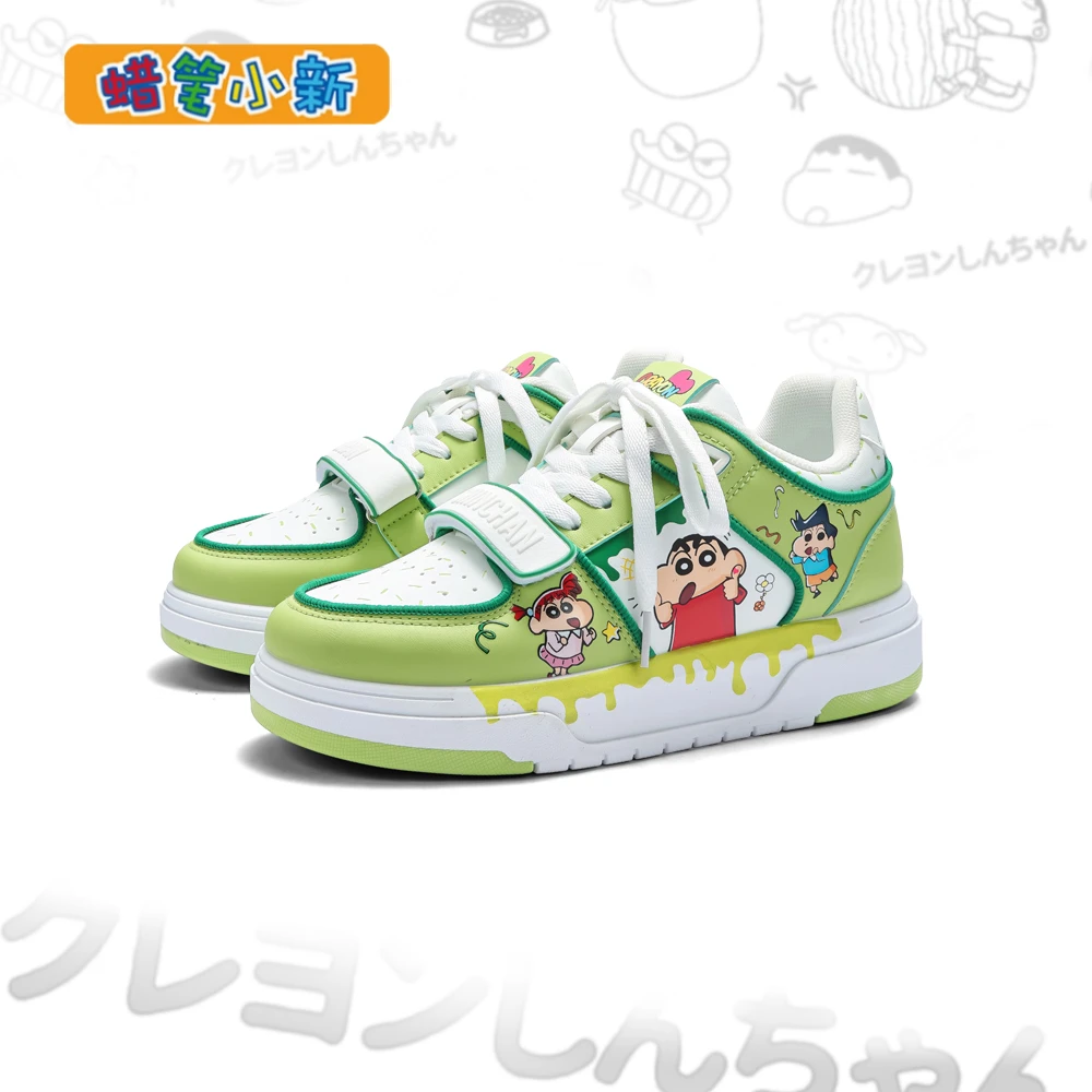 蜡笔小新联名鞋子男爆款2025新款秋季透气户外运动鞋情侣百搭板鞋