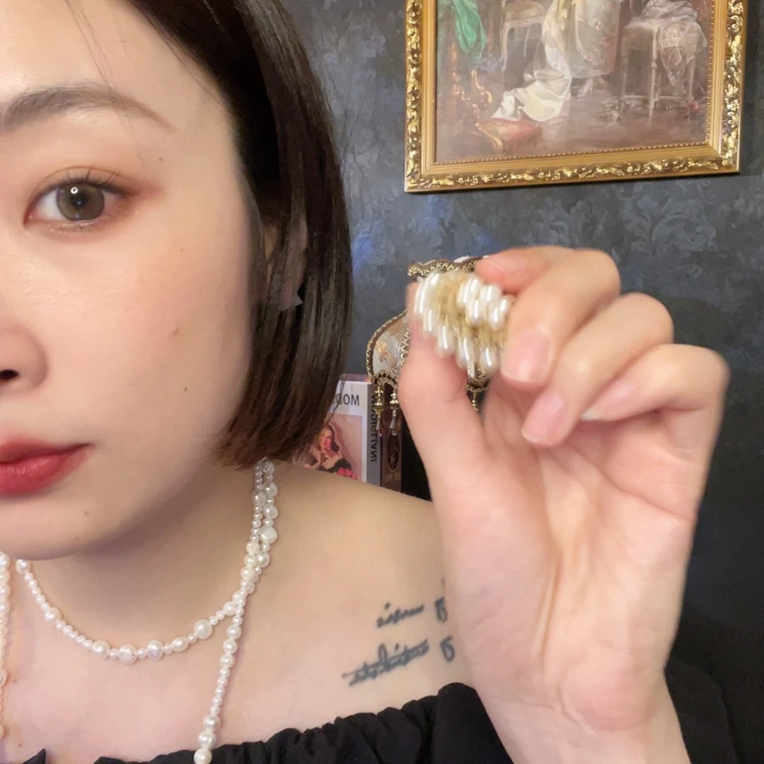 杏***春黄铜珐琅925银耳饰