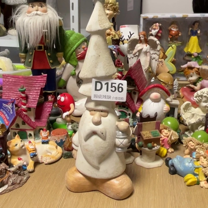 格***温摆件孤品老货微瑕瓷