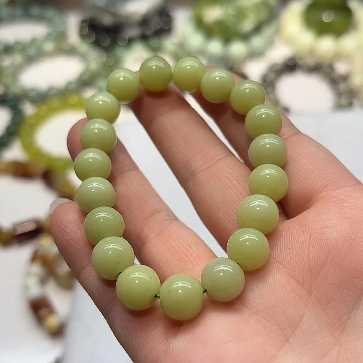 蛇纹石玉未镶嵌手串