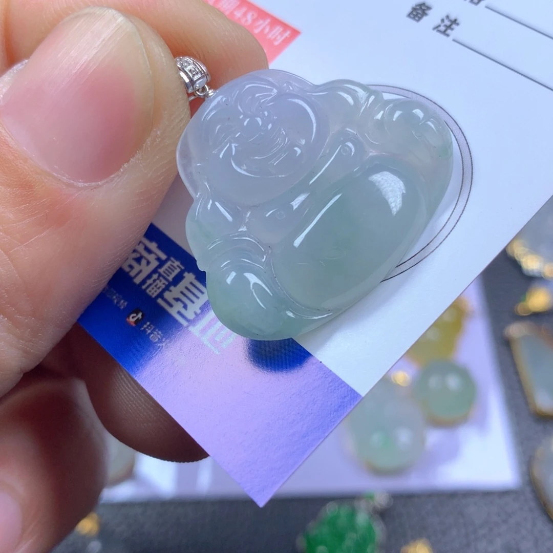 【闪购商品】翡翠颈饰18K金镶嵌翡翠