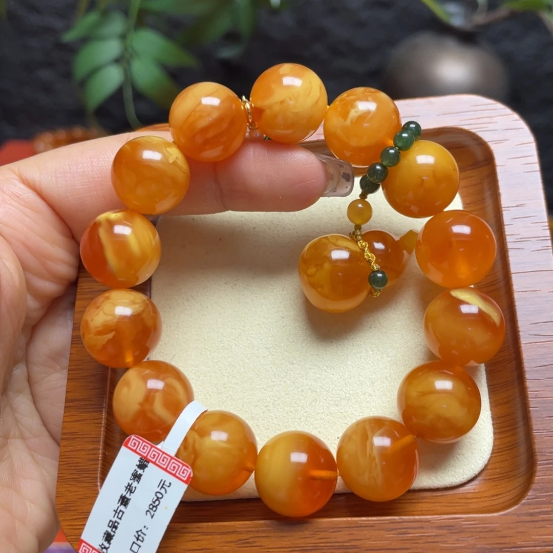 蜜蜡未镶嵌手链手串