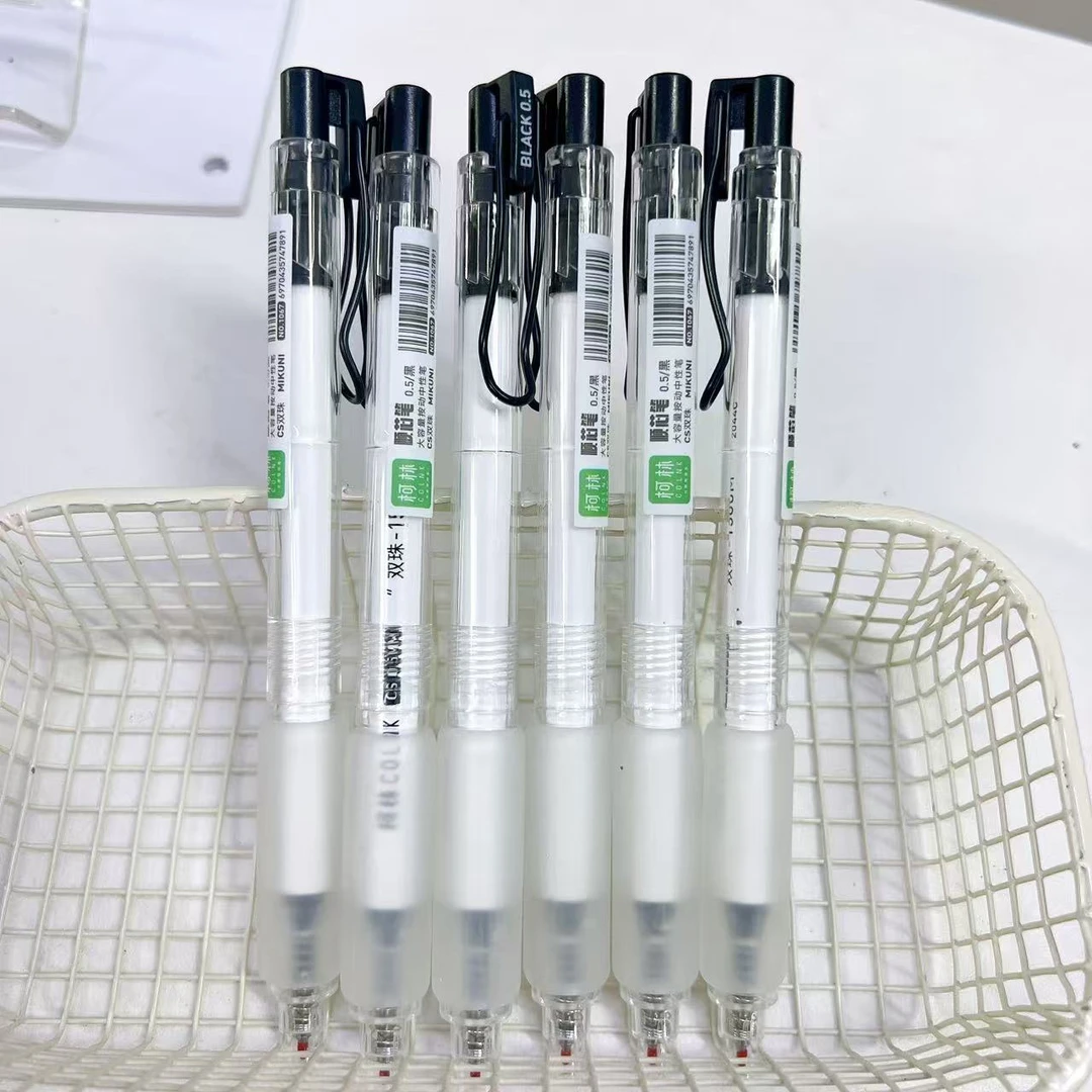 【黑墨/6支】M04柯林顺芯双珠CS笔尖1500M..掉封蜡不售后