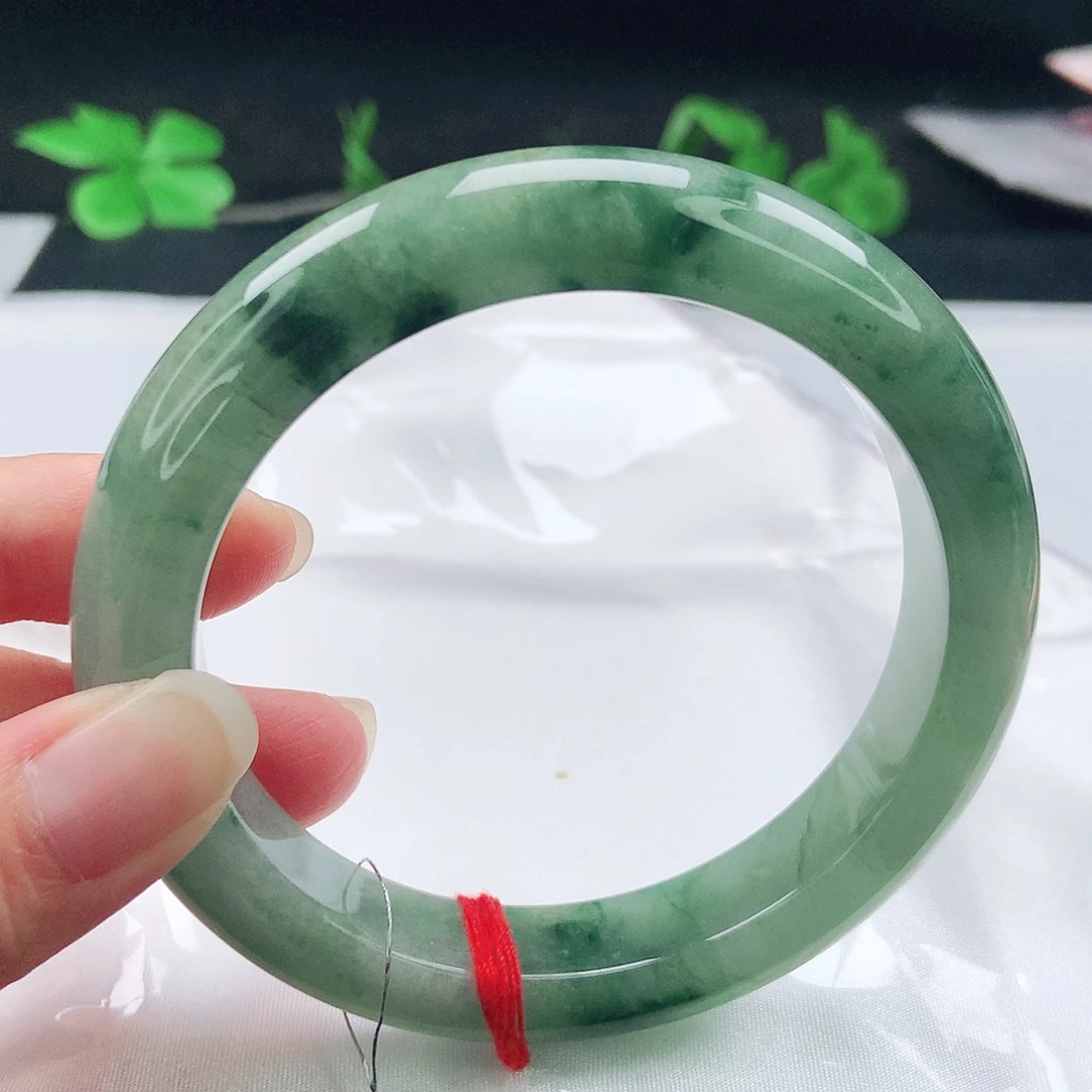 未镶嵌手镯翡翠63圈