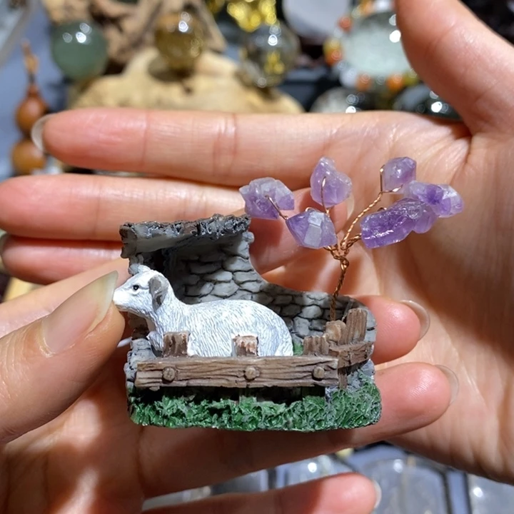 千***雨水晶摆件未镶嵌摆件