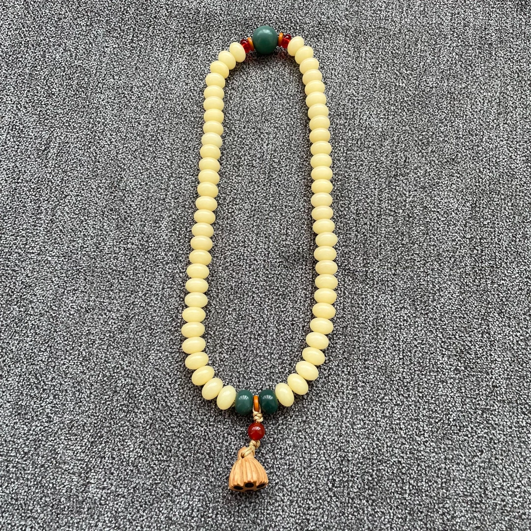 非金属木质手链 菩提根串珠手串中式莲蓬男女款双圈手链手饰