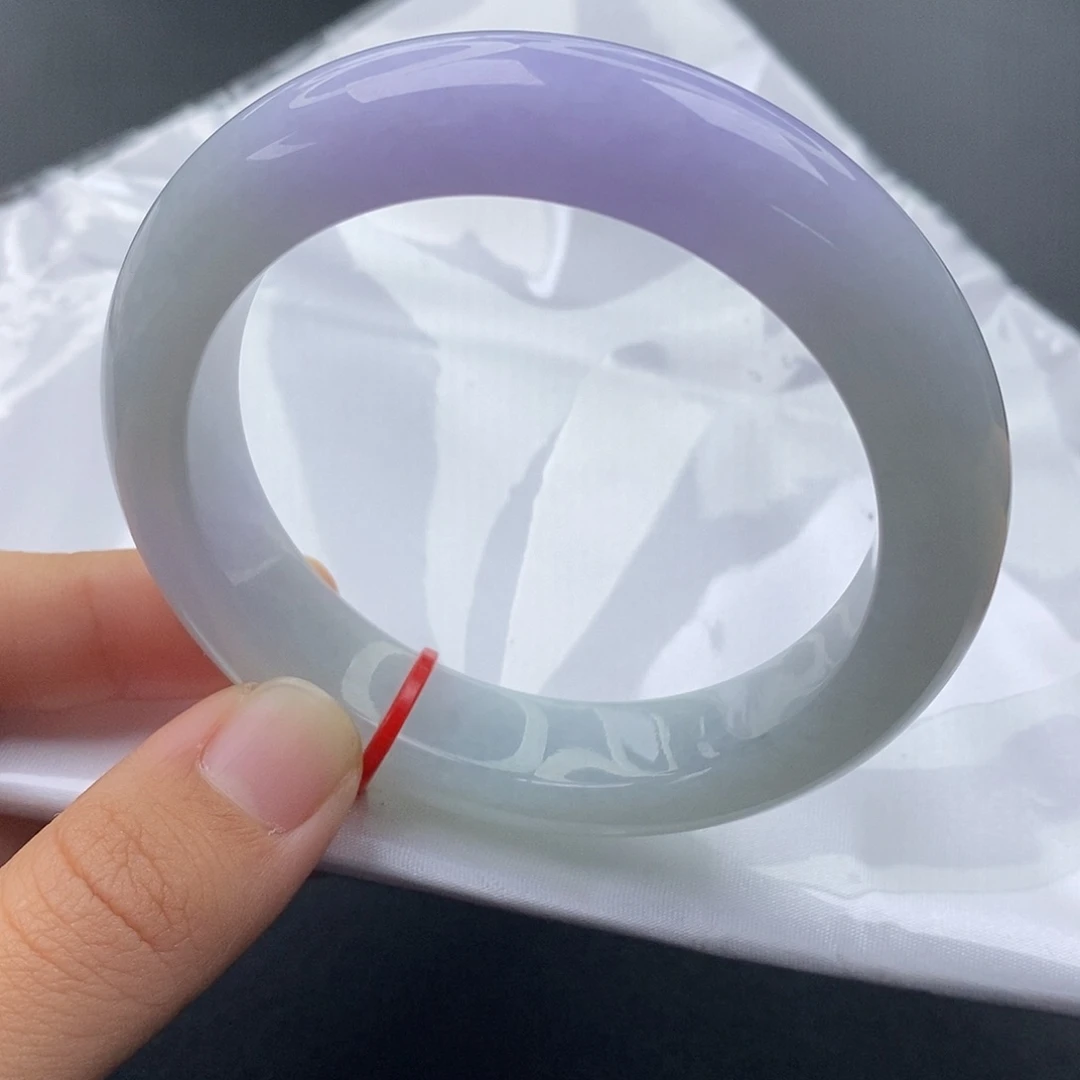 翡翠未镶嵌手镯56正圈