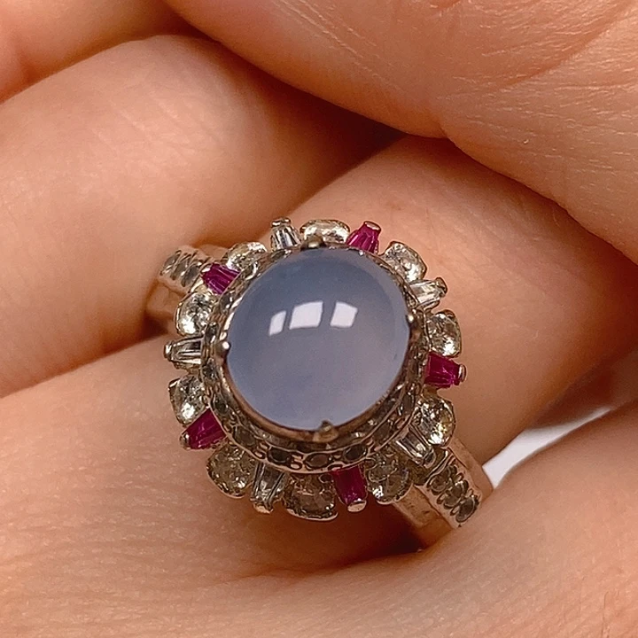 翡翠戒指未镶嵌翡翠蛋面