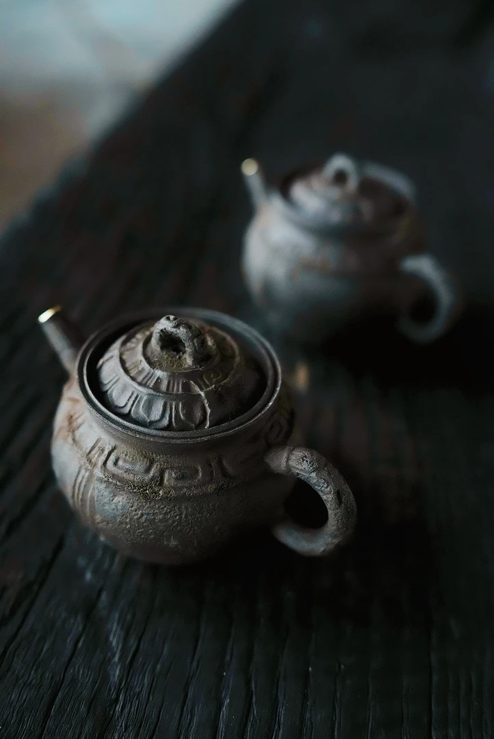 【雲梦】几上造物-手作陶壶复刻版叁号矮款120ml