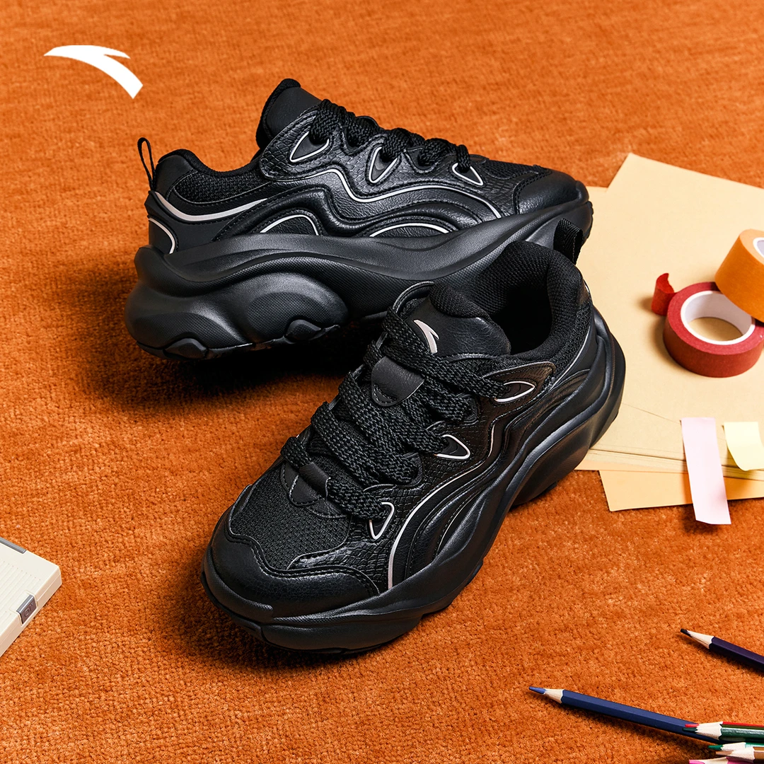 安踏萌爪鞋丨休闲厚底增高老爹鞋女春季新款潮流休闲鞋122518880R