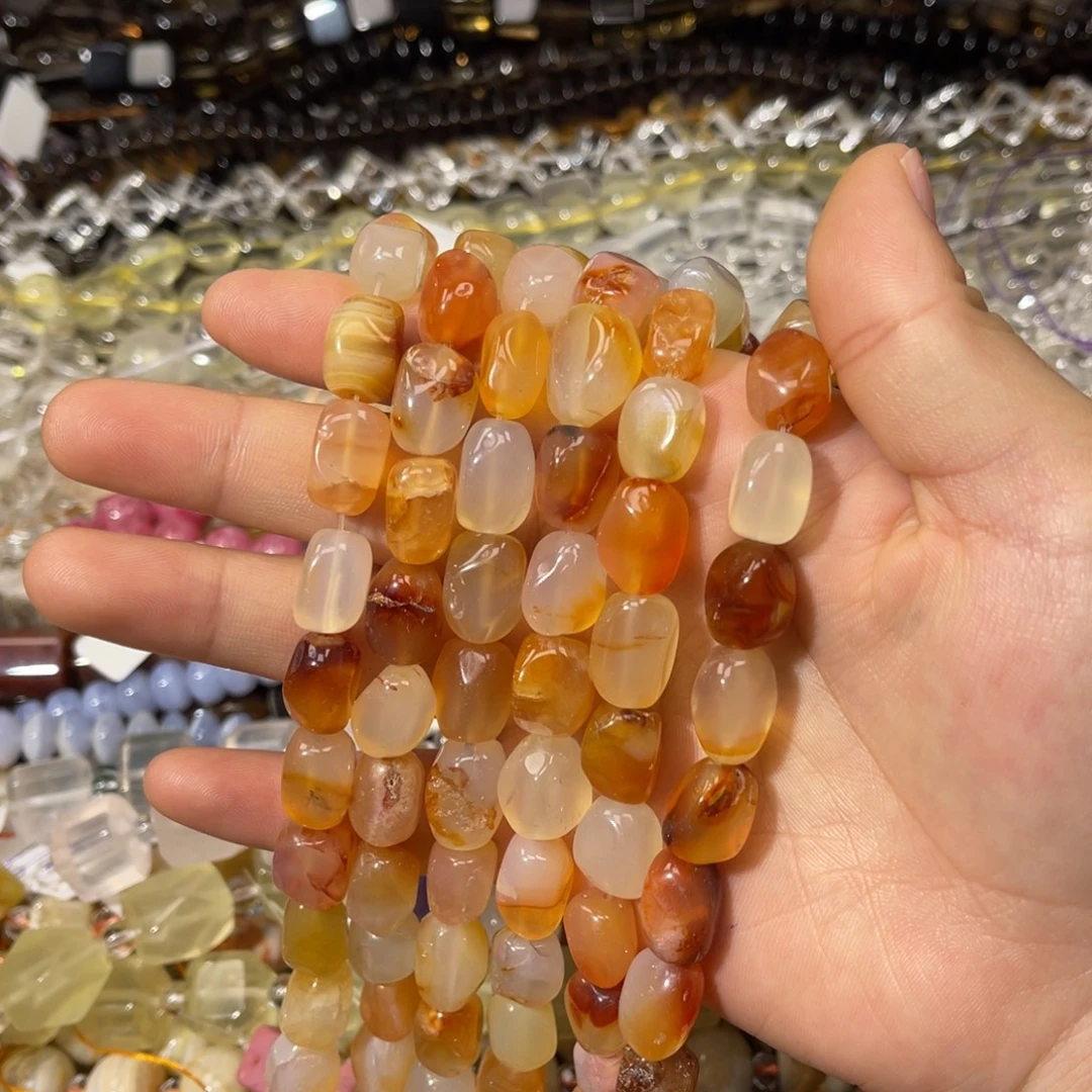 玛瑙/玉髓散珠盐源玛瑙随行