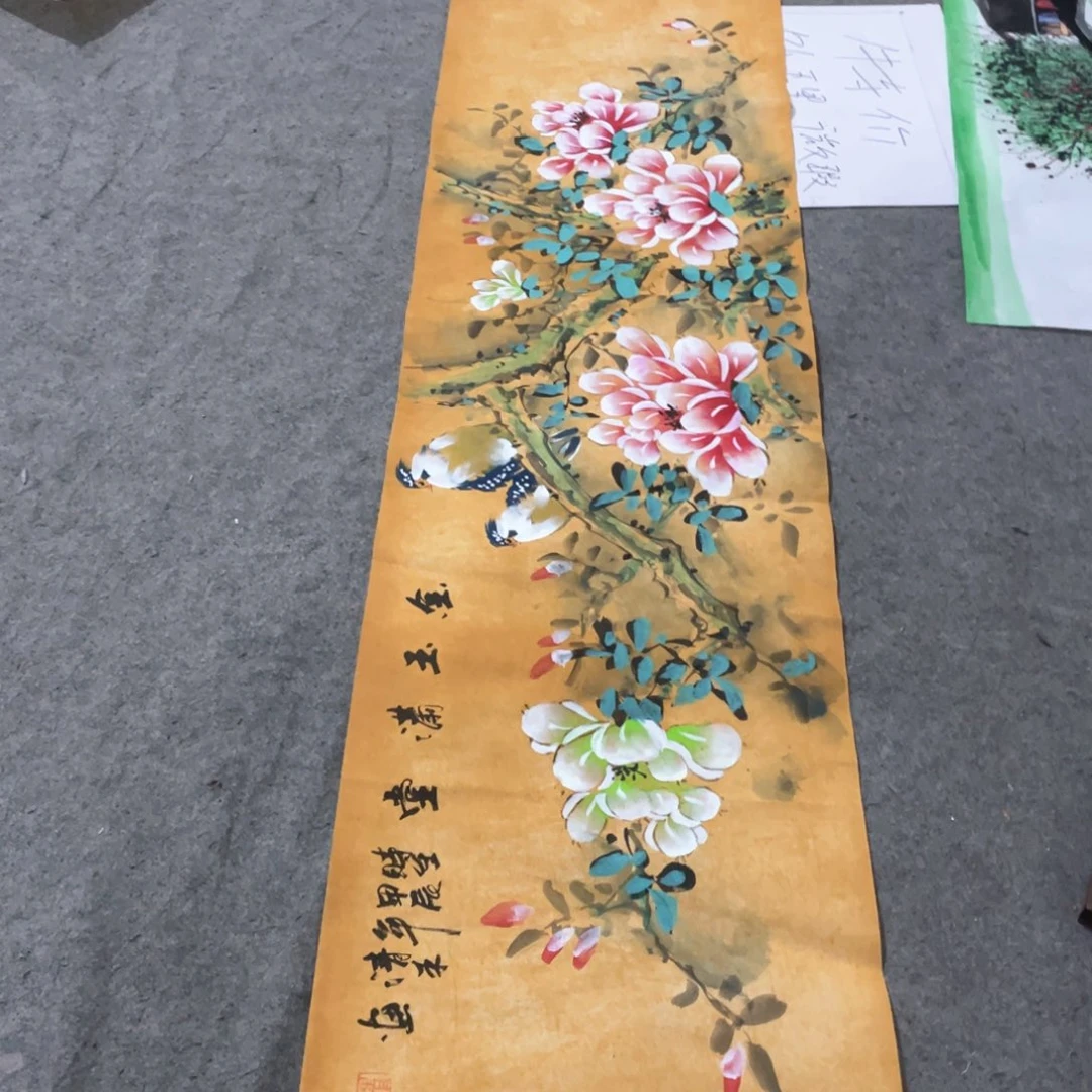 国画国画作品画心一张