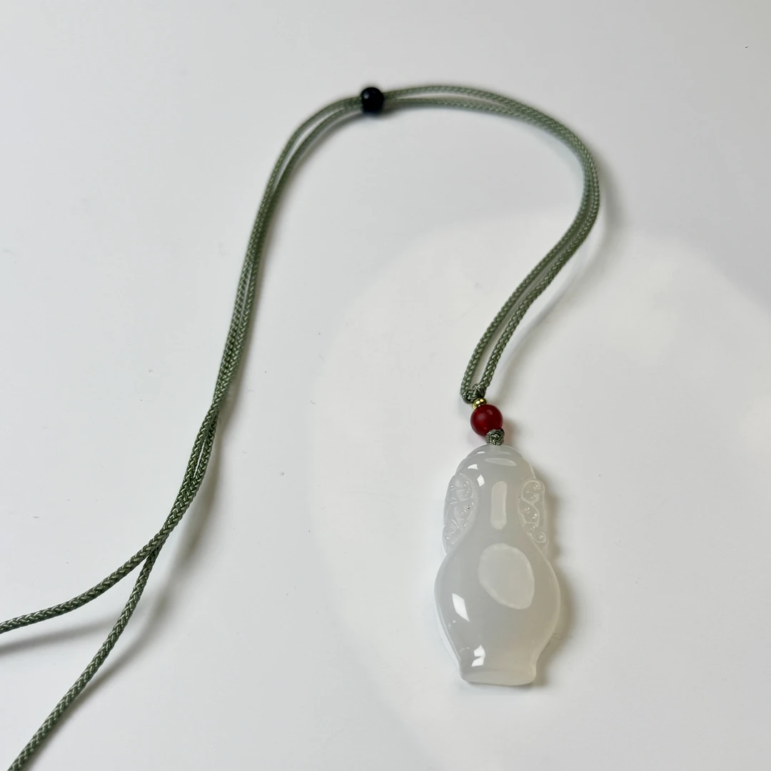 KC0030冰种玛瑙貔貅吊坠（天然珠宝多样性发其一）