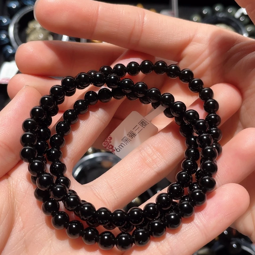 黑曜岩手链未镶嵌半*天