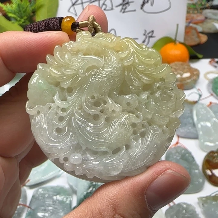 颈饰未镶嵌翡翠凤凰