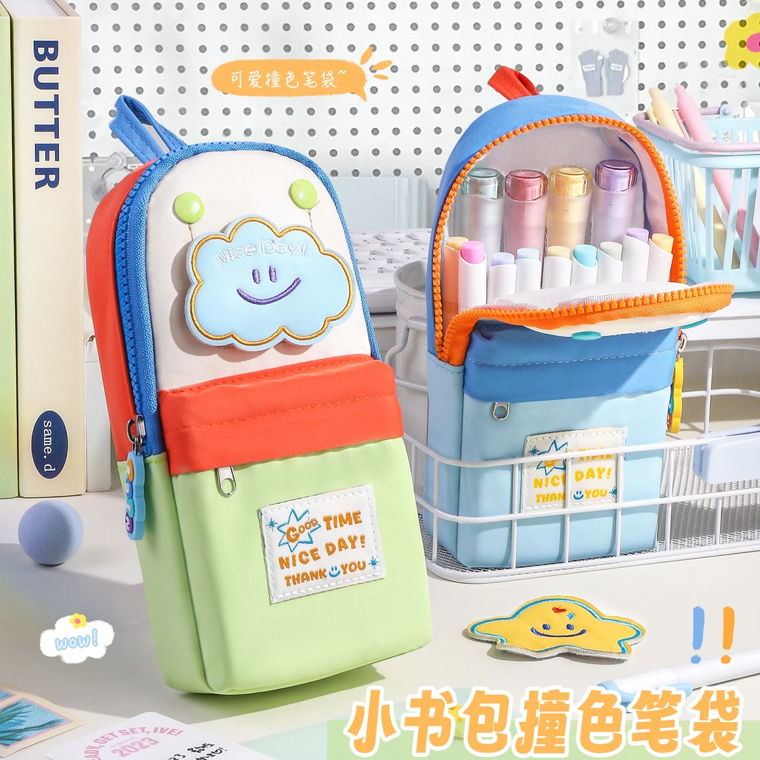 笔袋小学生1-3年级新款大容量小学生文具袋铅笔盒女孩笔袋高颜值