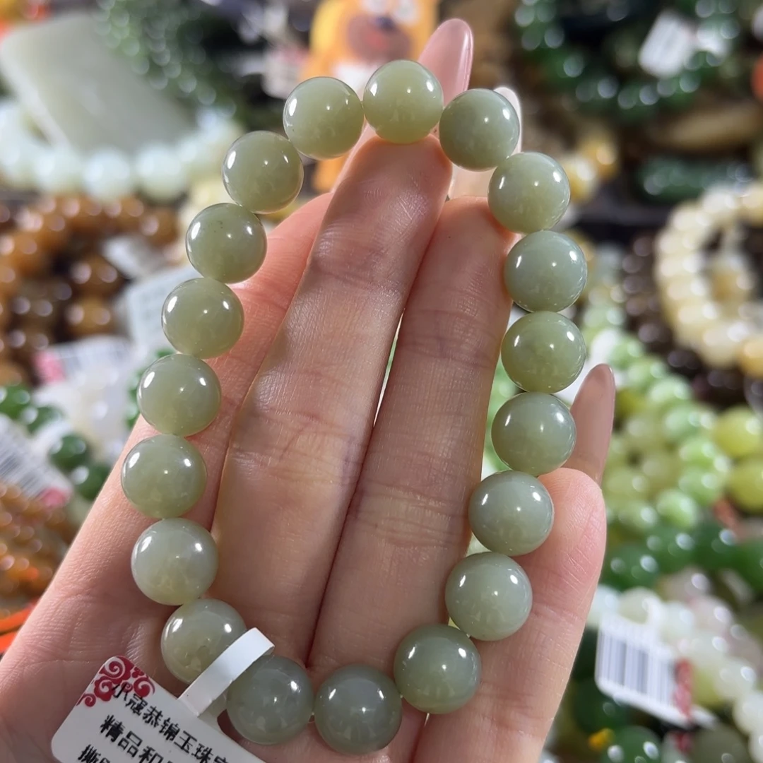 和田玉未镶嵌手链167