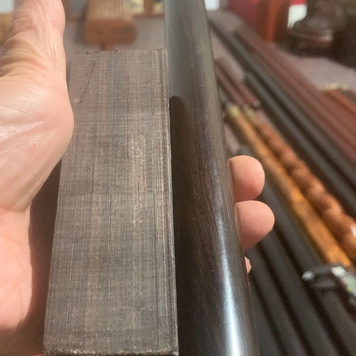 东非黑黄檀（紫光檀）艳**>紫光檀木小棍81长