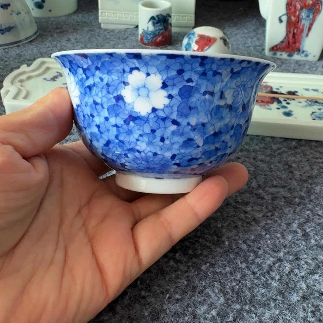 现代景德镇陶瓷手绘茶具