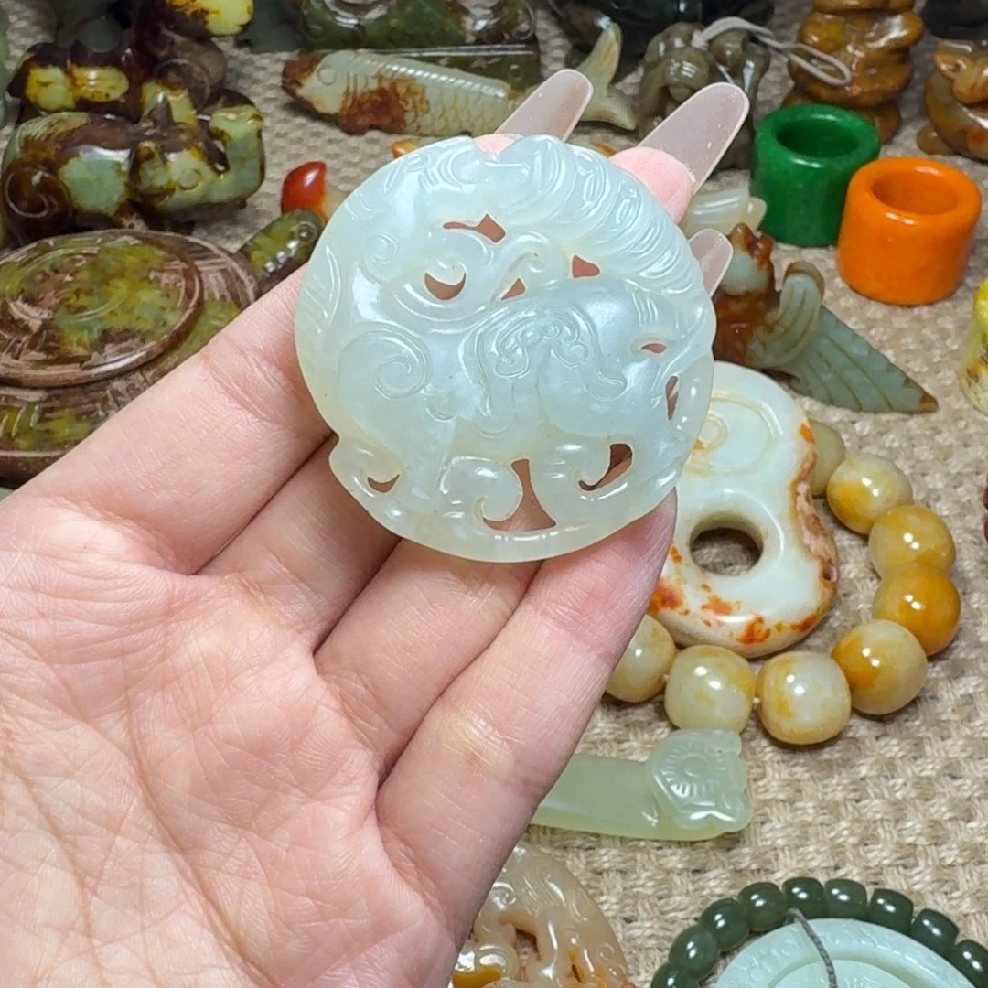 白玉菩提吊坠挂件