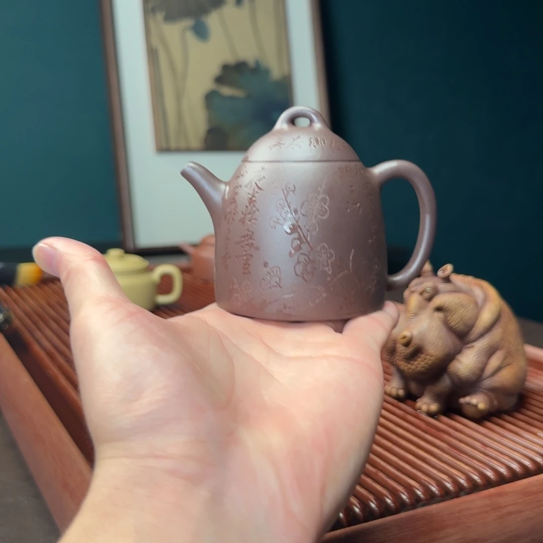 .***二茶壶紫砂子冶秦权 四号井紫泥 160cc