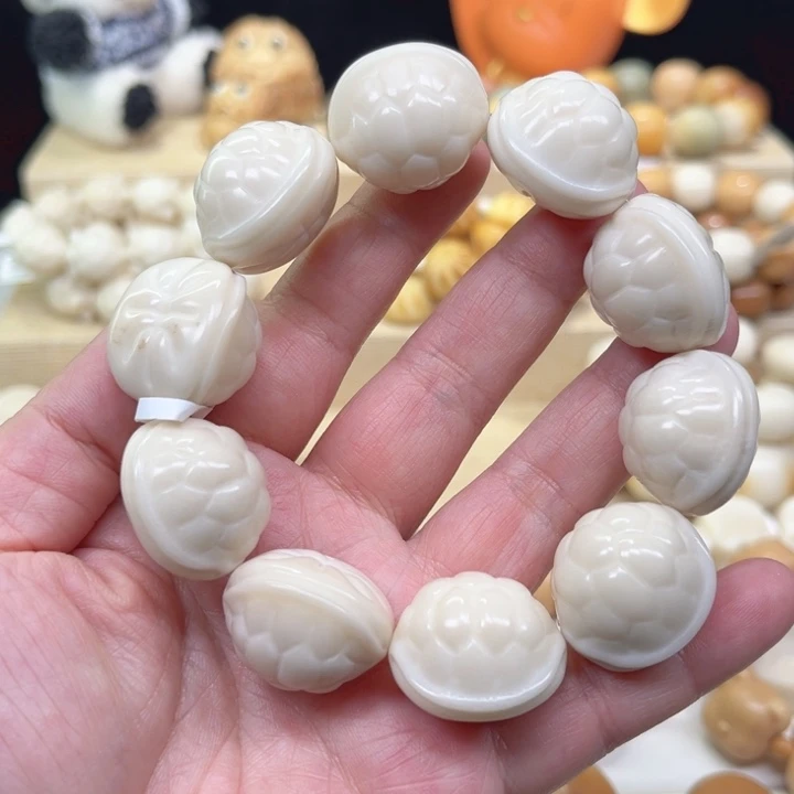 菩提根/象牙果手串富甲天下1-25-121 微瑕