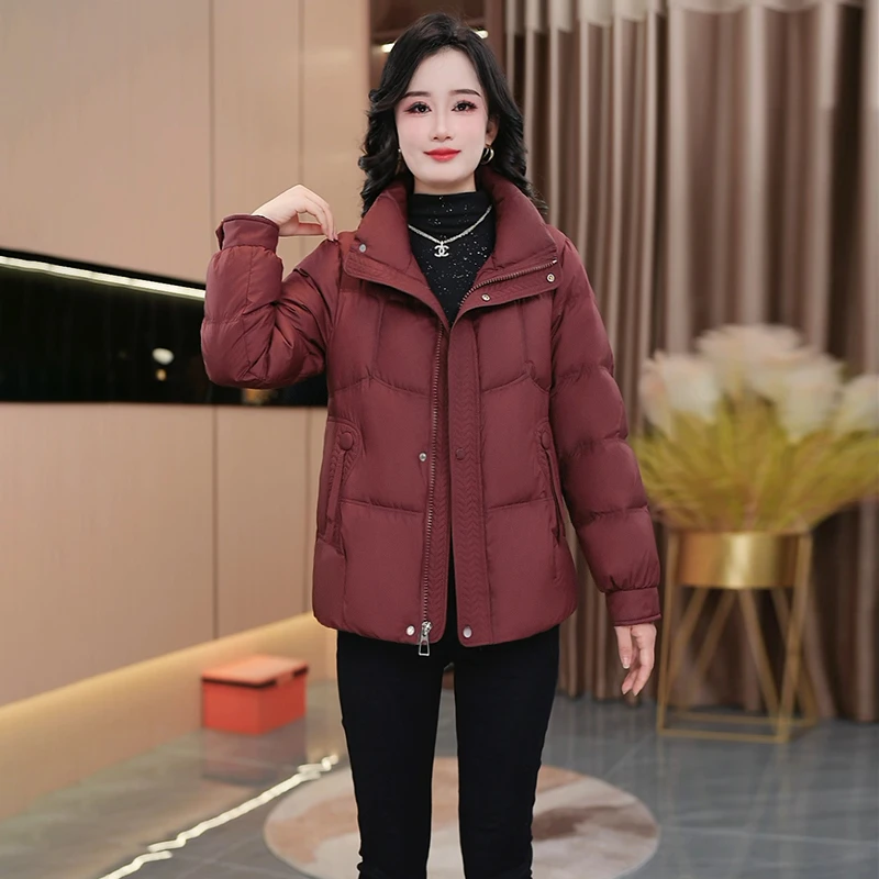 冬季新款减龄气质时尚白鸭绒羽绒服S-128-1
