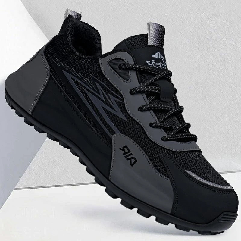 路易圣戈希男鞋2025夏季款透气网面休闲鞋潮流防臭男士网鞋