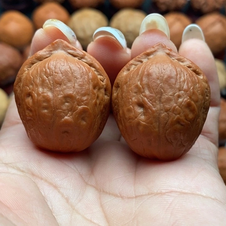 核桃精品文玩核桃手捻小官帽