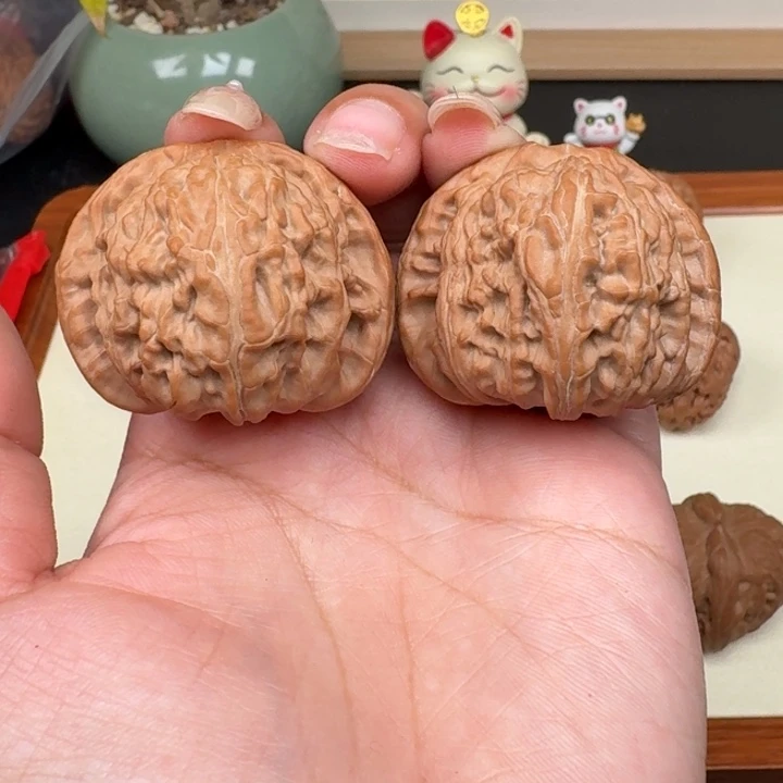 文玩核桃把件全品球白41