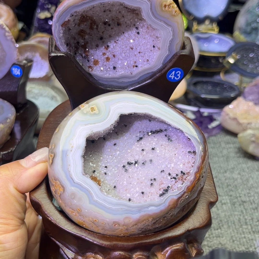 未镶嵌紫晶摆件水晶