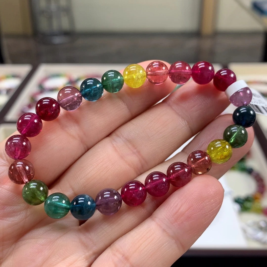 碧玺手链未镶嵌7.8左右
