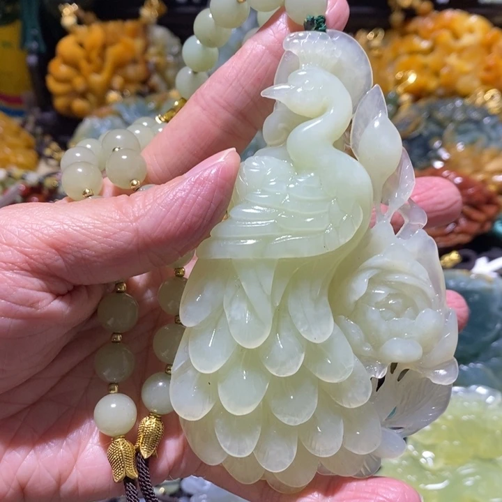 岫玉岫玉吊坠未镶嵌