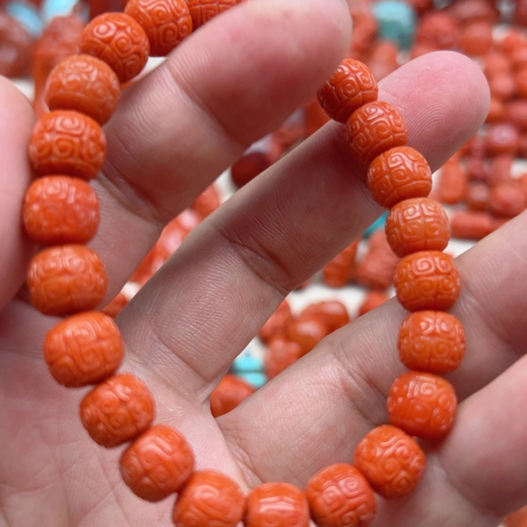 南红玛瑙配饰未镶嵌