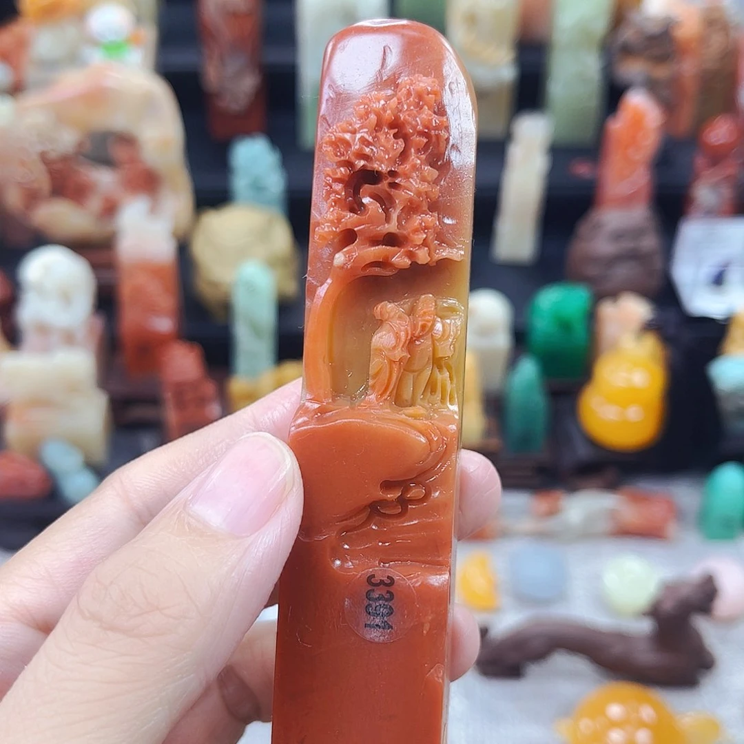 寿山石印石3391包邮包刻