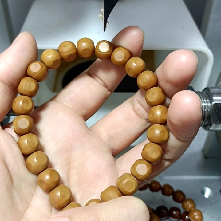 猴头核桃吊坠原皮原色六方