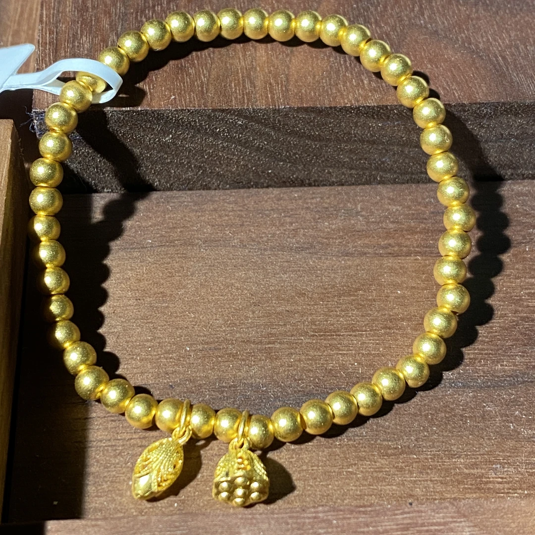 足金999饰品 和和美美精致手链