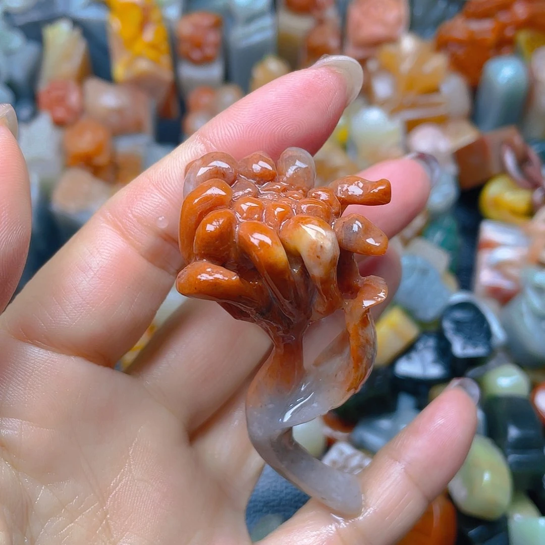 青田石印石花开富贵