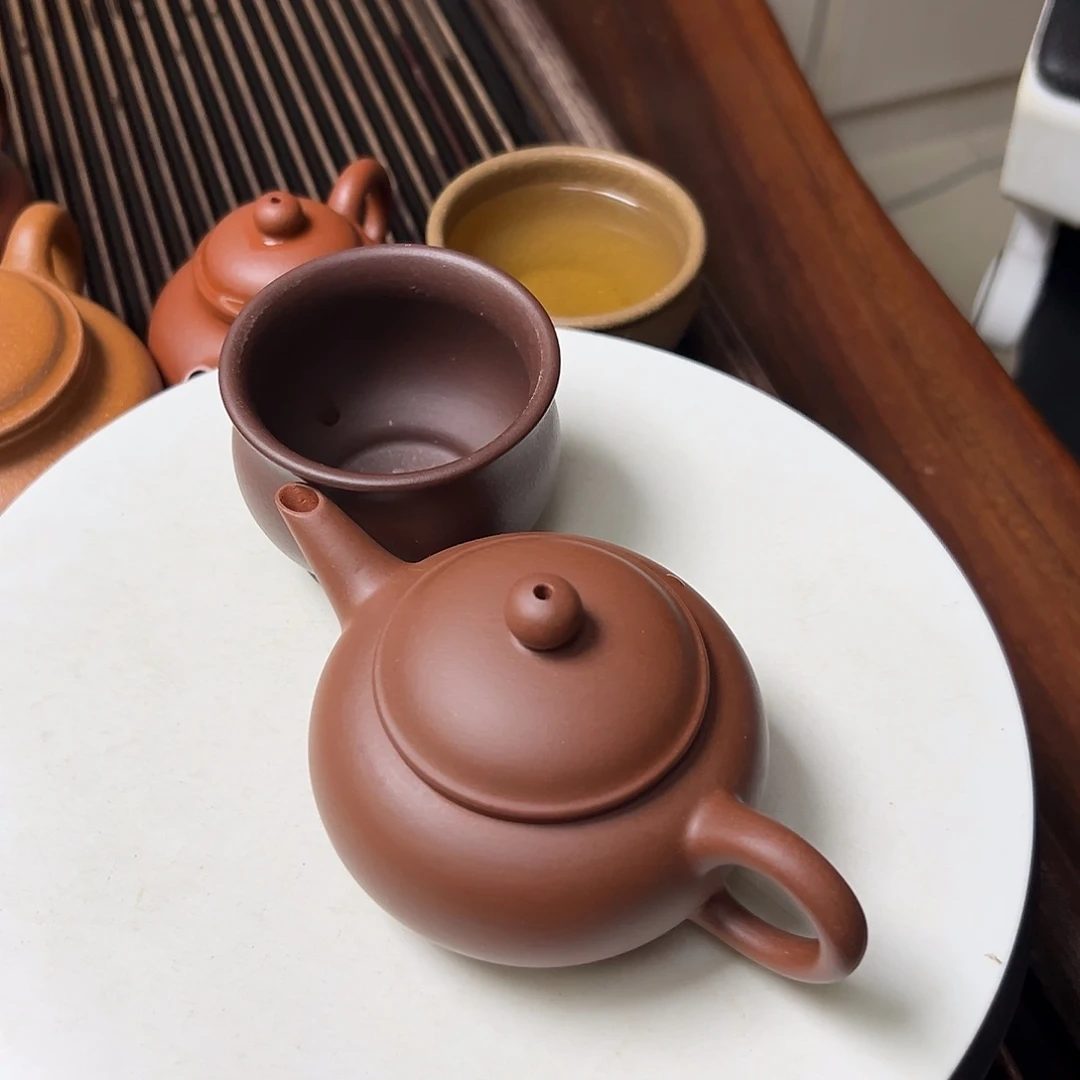 茶壶底槽青紫砂壶等传统